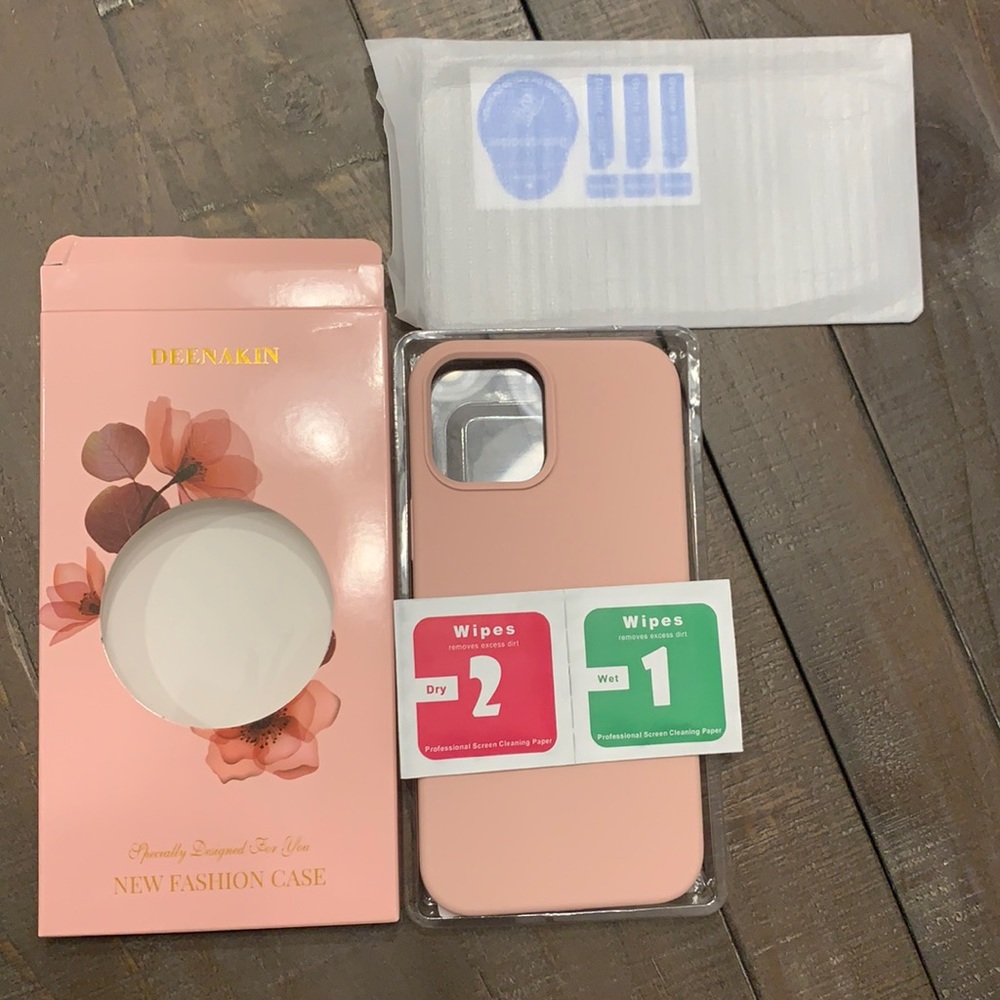 Brand new IPhone 12 Pro Max case in pink silicone